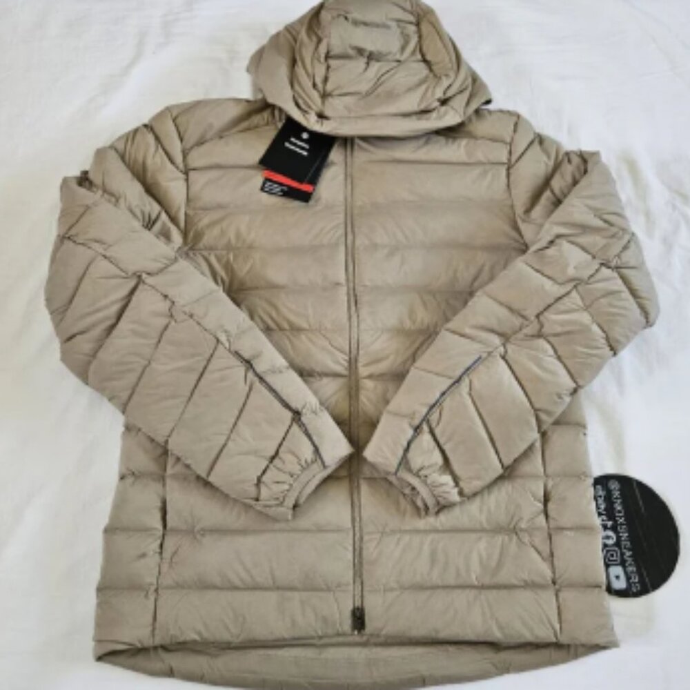 Lululemon Navigation Down Hoodie SHOK Sheer Oak Beige Men's Size XXLarge
